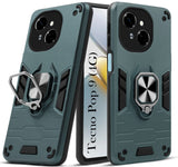 For Tecno Pop 9 4G Back Cover Case (Shockproof Polycarbonate Dual Layer Hybrid Armor)