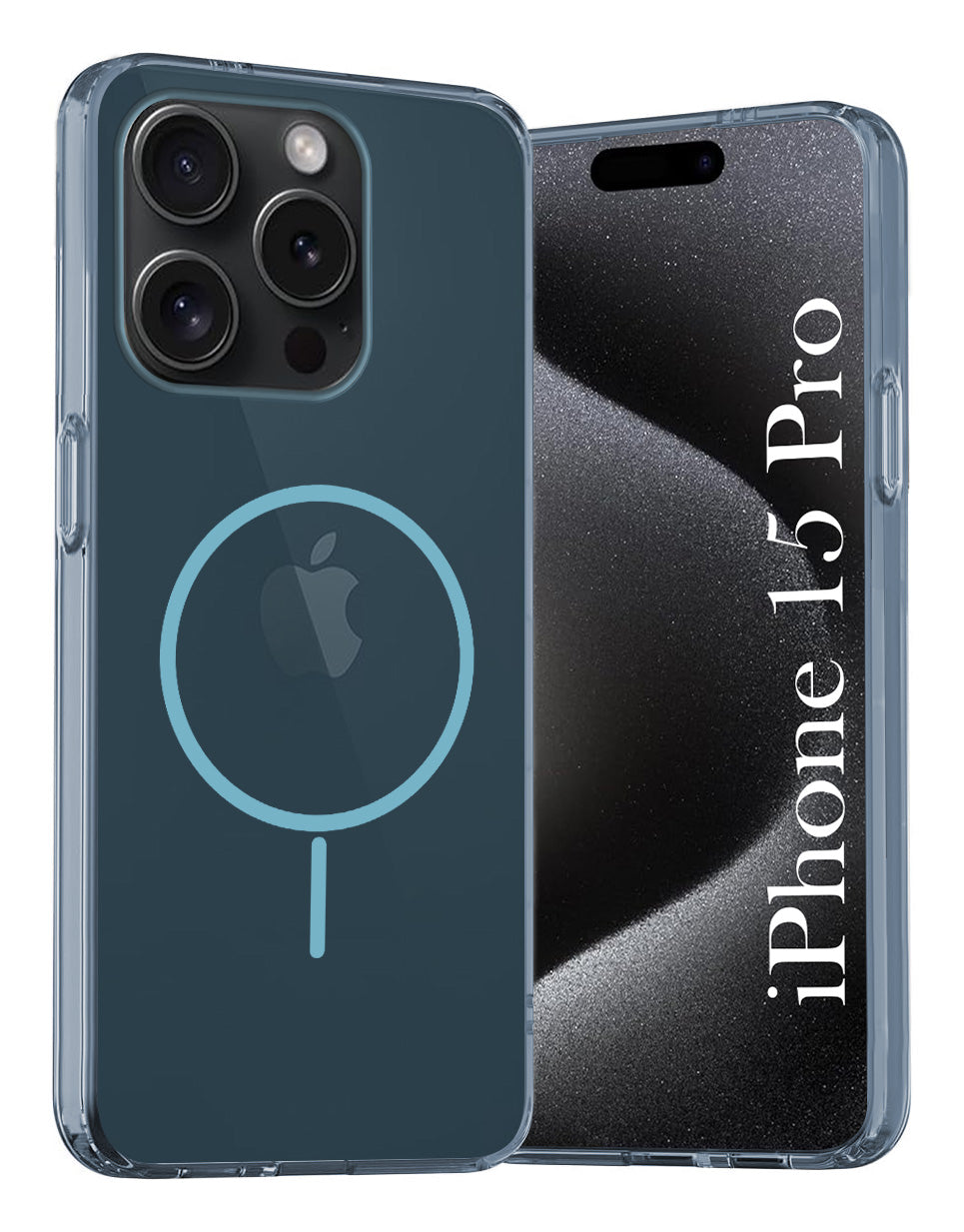 For Apple iPhone 15 Pro Back Cover Case Silicone (Slim Paper Thin | Camera Protection Bump | Minimalist Professional | Soft Flexible)