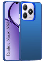 For Realme Narzo N63 Hard Back Cover Case (Velvet Touch | Professional Glossy Finish | Camera Protection Bump)