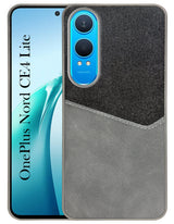 For OnePlus Nord CE 4 Lite Back Cover Case (Dual PU Leather Stitch | Professional Minimalist | Soft and Flexible)