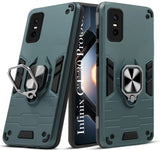 For Infinix GT 30 Pro Back Cover Case (Shockproof Dual Layer Polycarbonate |Ring Holder Kickstand)