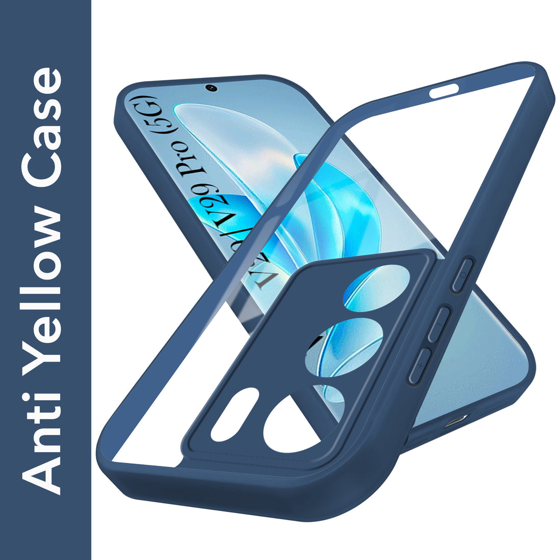 For Vivo V29 | Vivo V29 Pro 5G Back Cover Case Ultra-Hybrid (Lifetime Anti Yellow | Anti Scratch | Crystal Clear Shockproof)