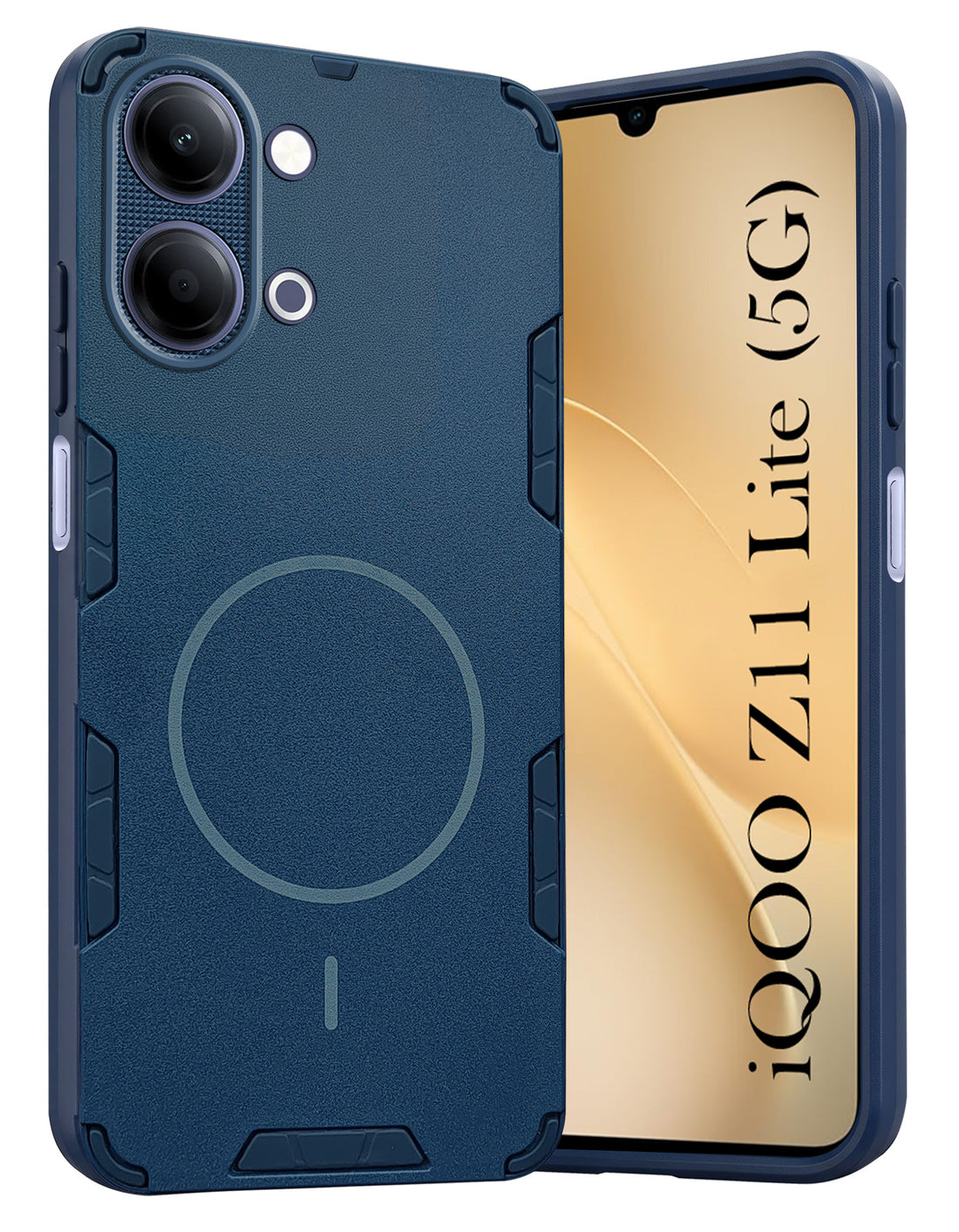 For Vivo iQOO Z11 Lite Back Cover Case (Slim Hybrid Armor | Shockproof Camera Protection | Rugged Dual Layer)