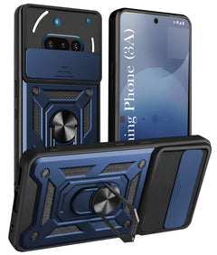 For Nothing Phone 3A 5G Back Cover Case (Hybrid Dual Armor Polycarbonate)