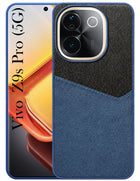 For Vivo iQOO Z9s Pro Back Cover Case (Dual PU Leather Stitch | Professional Minimalist | Soft and Flexible)