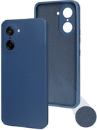 For Oneplus Nord CE 5 Back Cover Case (Matte Finish Silicone with Inside Fiber cloth)