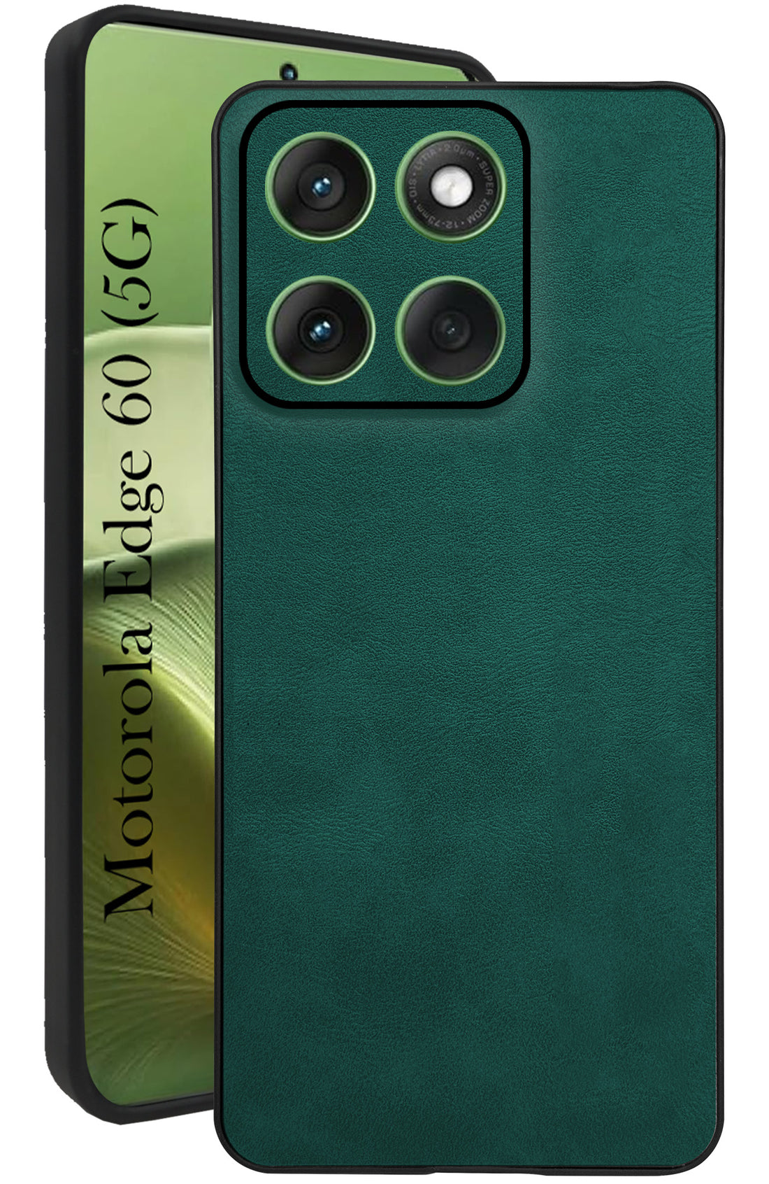 For Motorola Moto Edge 60 Back Cover Case (Professional Vegan Leather | Camera Protection | Slim & Soft