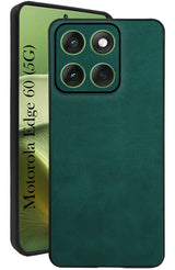 For Motorola Moto Edge 60 Back Cover Case (Professional Vegan Leather | Camera Protection | Slim & Soft