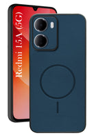 For Redmi 15A 5G Back Cover Case PU Leather (Texture Grip Design | Professional Minimalist | Camera Protection | Soft and Flexible)