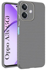 For Oppo A3X 5G | Oppo A3 5G Back Cover Case (Liquid Silicone | Side Grip | Camera Protection)