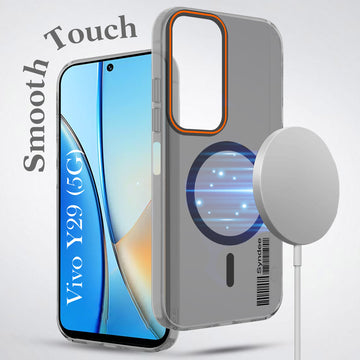 For Vivo Y29 Back Cover Case (Soft Touch | Camera Bump Protection | MagSafe Compatible | Matte Finish)