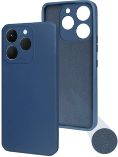 For Realme 15T | Realme Narzo 90 Back Cover Case (Matte Finish Silicone with Inside Fiber Cloth)