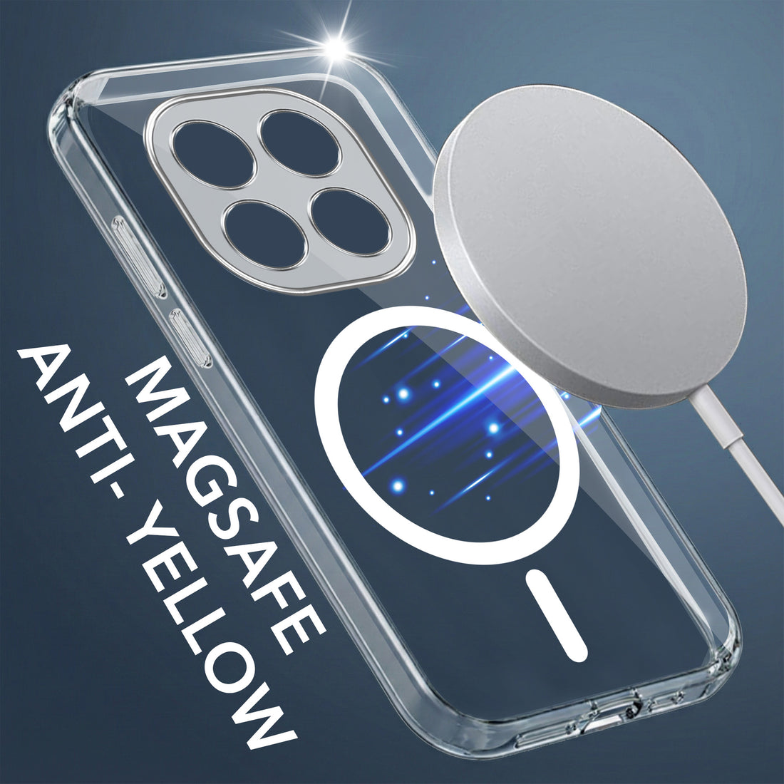 For Xiaomi Redmi Note 15 Pro 5G Back Cover Shockproof Crystal-Clear (MagSafe Wireless Support | Drop & Camera Protection | Hard Polycarbonate)