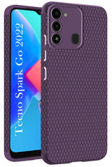 For Tecno Spark Go 2022 Back Cover Case (Liquid Silicone | Side Grip | Camera Protection)