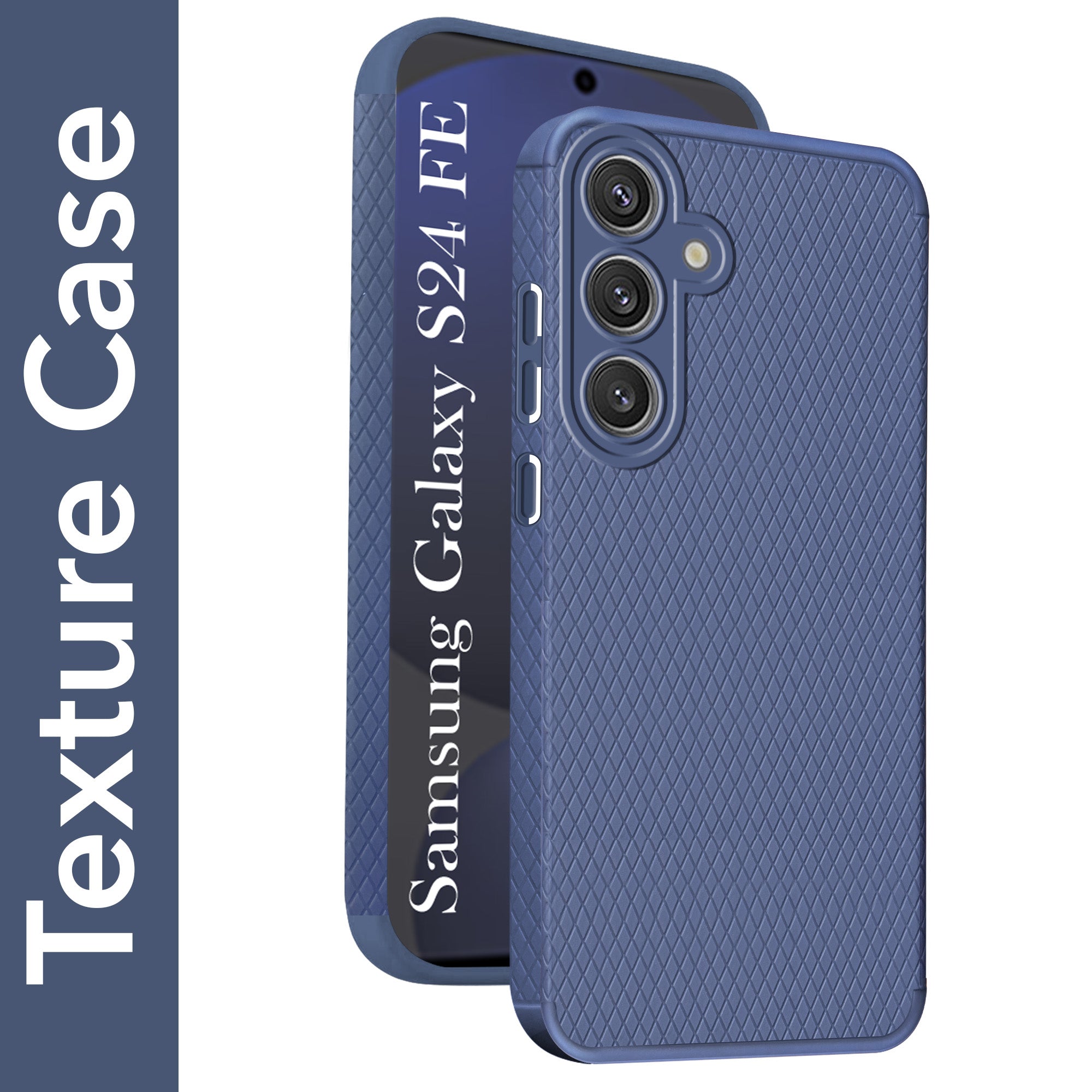 For Samsung Galaxy S24 FE Back Cover Case (Liquid Silicone | Side Grip | Camera Protection)
