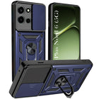 For Oneplus Nord 6 Back Cover Case Hybrid Armor (Sliding Shutter Camera Protection | Polycarbonate |Ring Holder Kickstand)