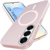 For Samsung Galaxy S25 Back Cover Case (Frosted Matte Feel | MagSafe Compatible Wireless Charging | Polycarbonate Material)