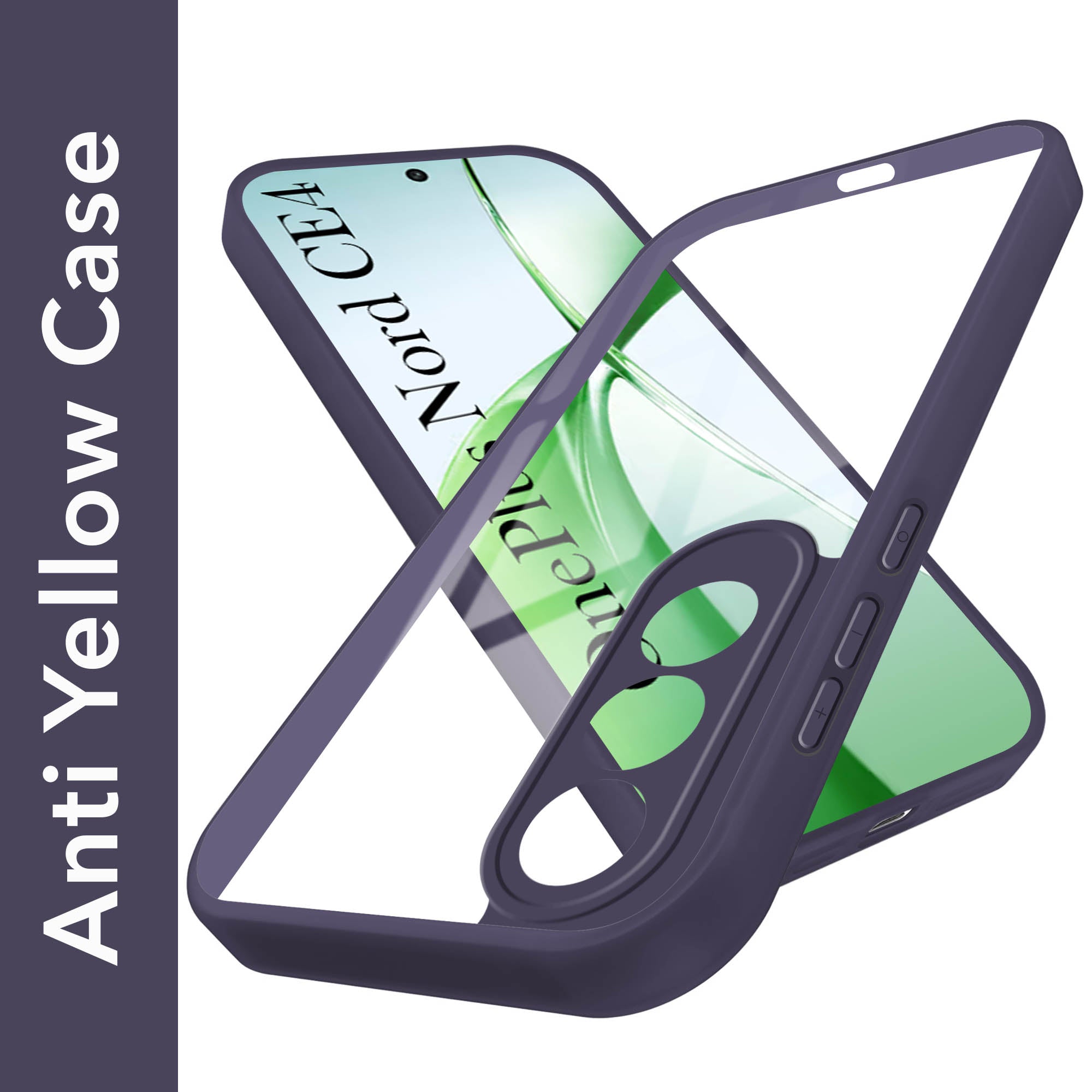 For Oneplus Nord CE 4 Back Cover Case (Lifetime Anti Yellow | Anti Scratch | Crystal Clear Shockproof)