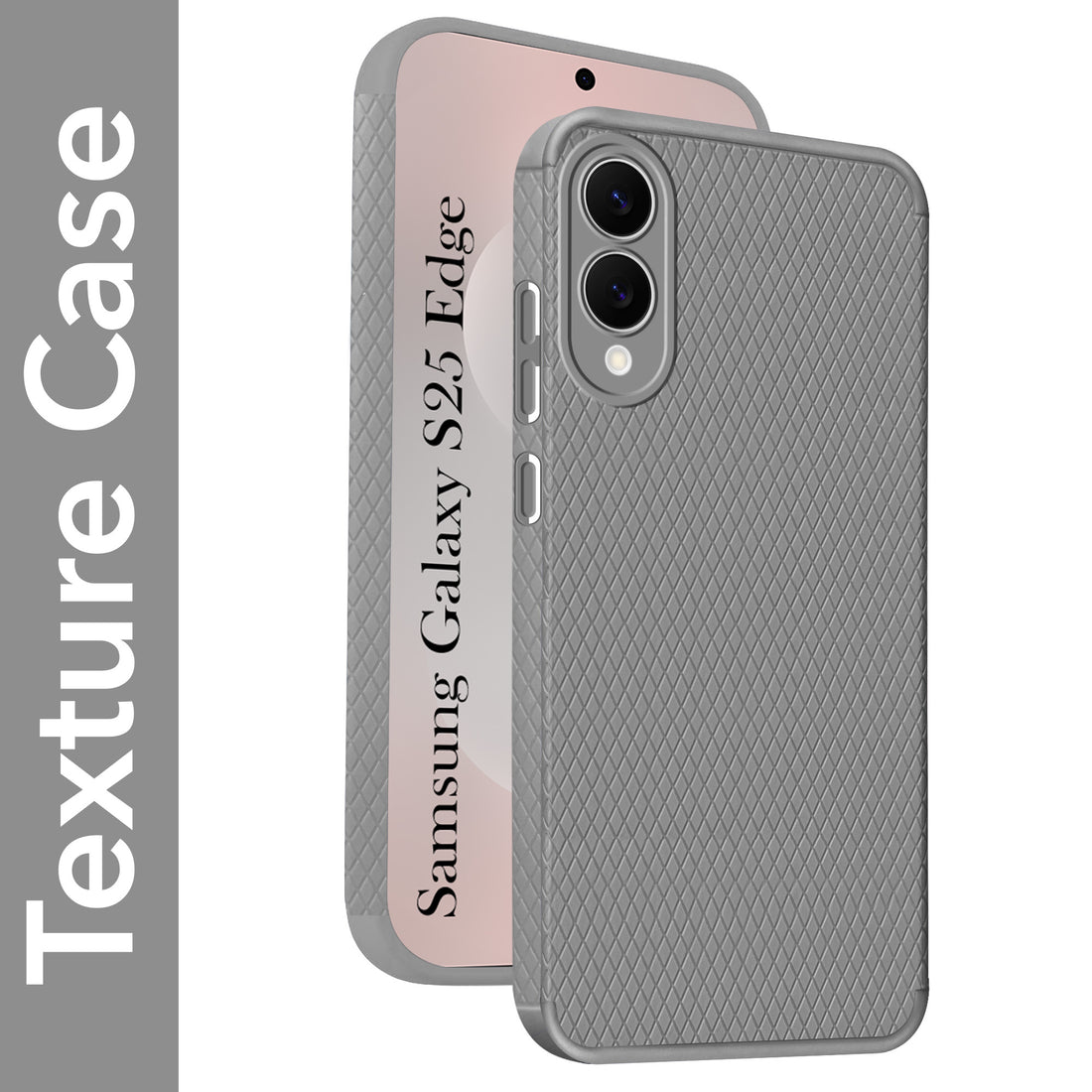 For Samsung Galaxy S25 Edge Back Cover Case (Liquid Silicone | Side Grip | Camera Protection)