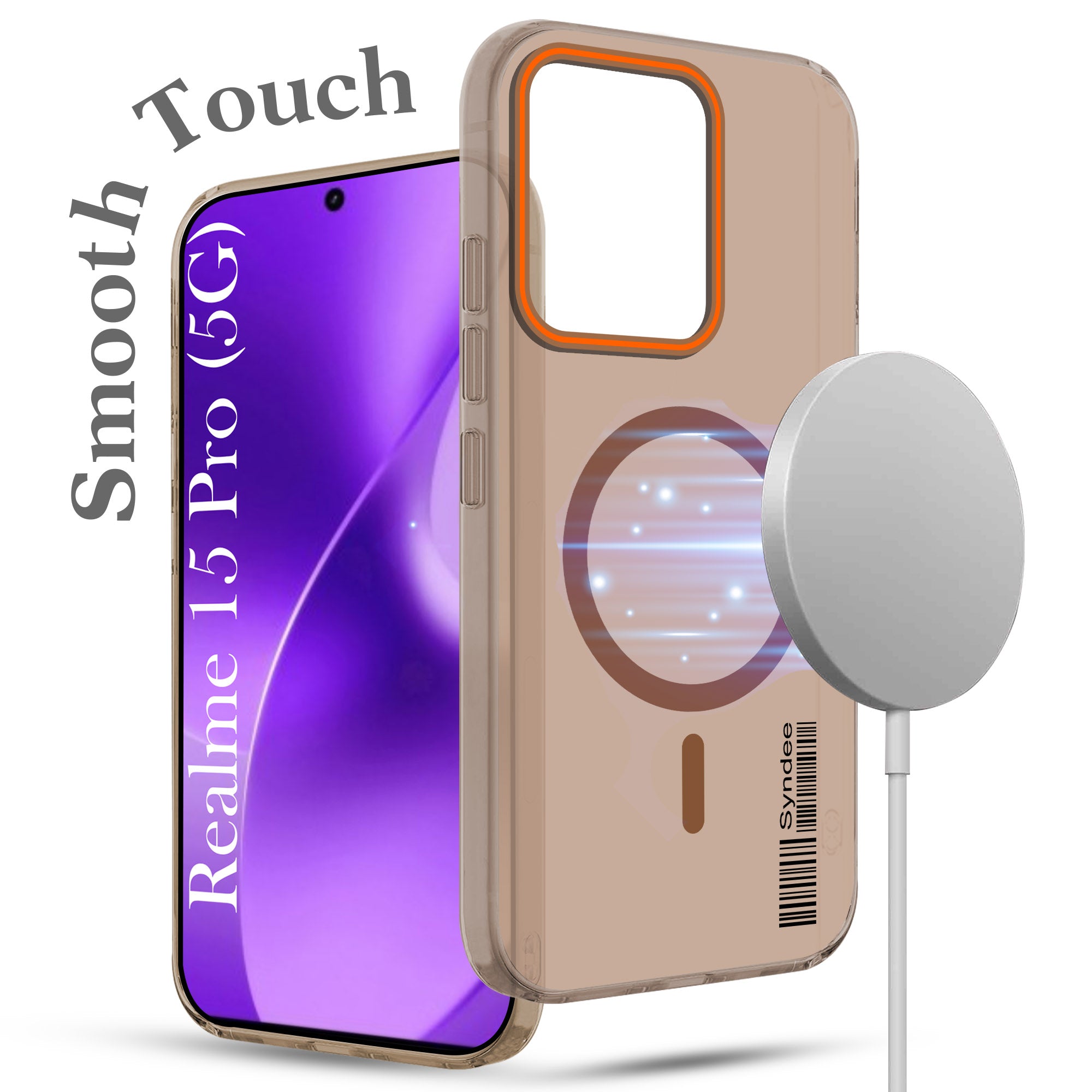 For Realme 15 Pro Back Cover Case (Soft Touch | Camera Bump Protection | MagSafe Compatible | Matte Finish)