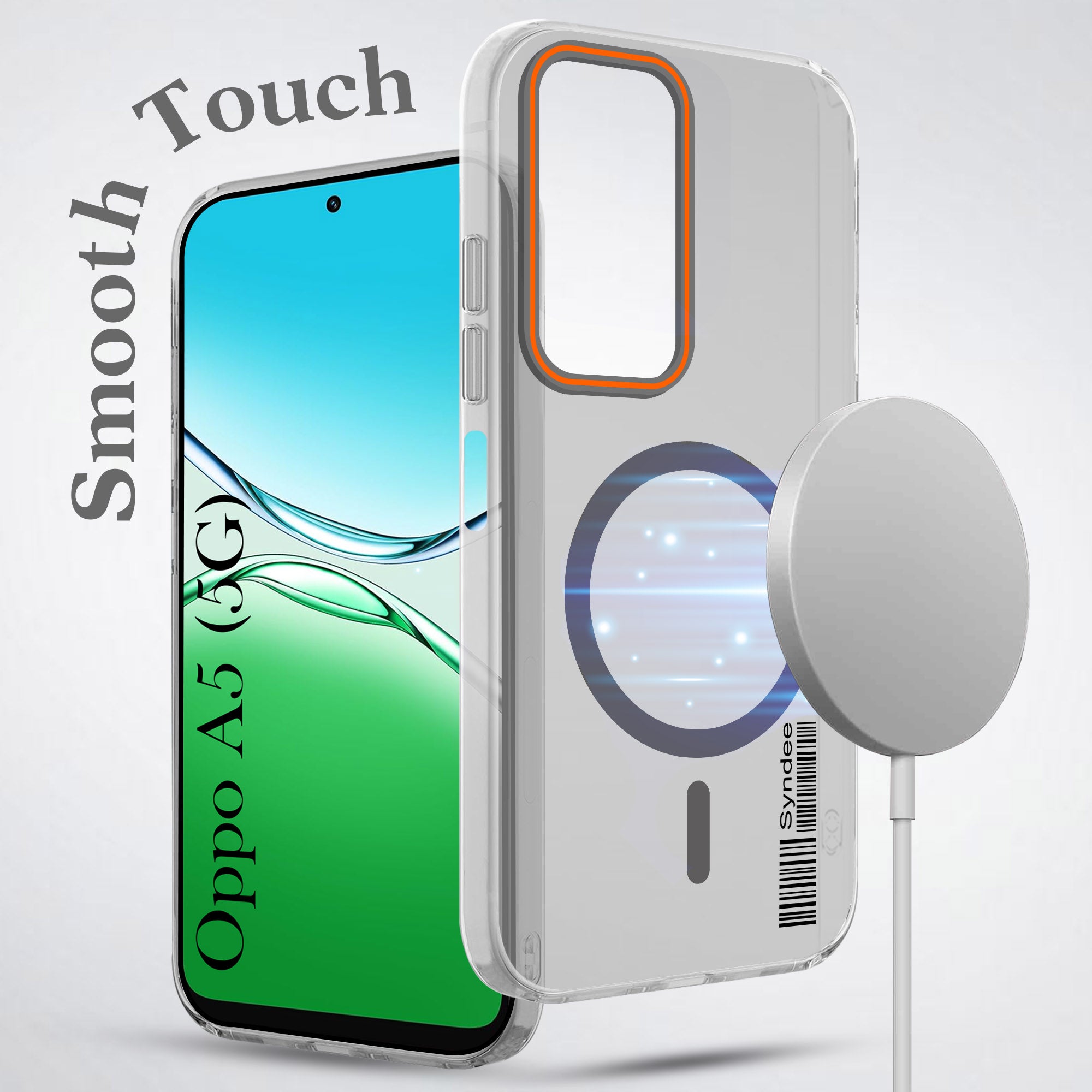 For Oppo A5 5G Back Cover Case (Soft Touch | Camera Bump Protection | MagSafe Compatible | Matte Finish)