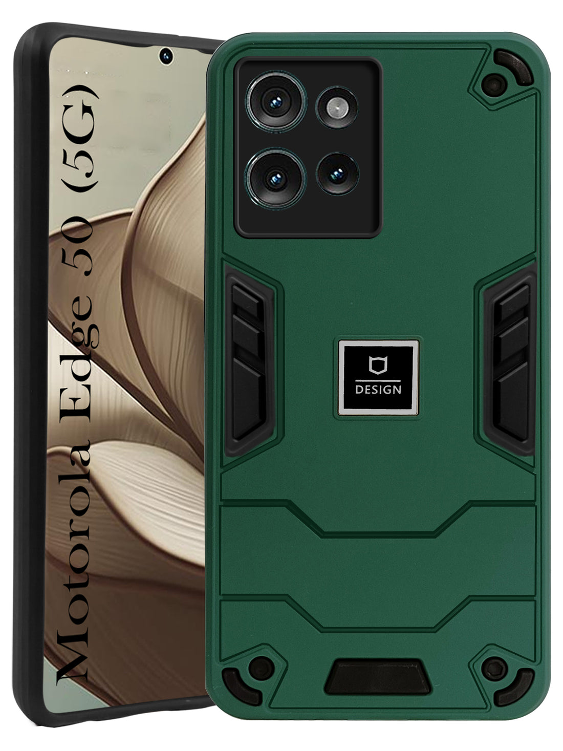 For Motorola Moto Edge 50 Back Cover Case (Lightweight Hybrid Shockproof Polycarbonate)