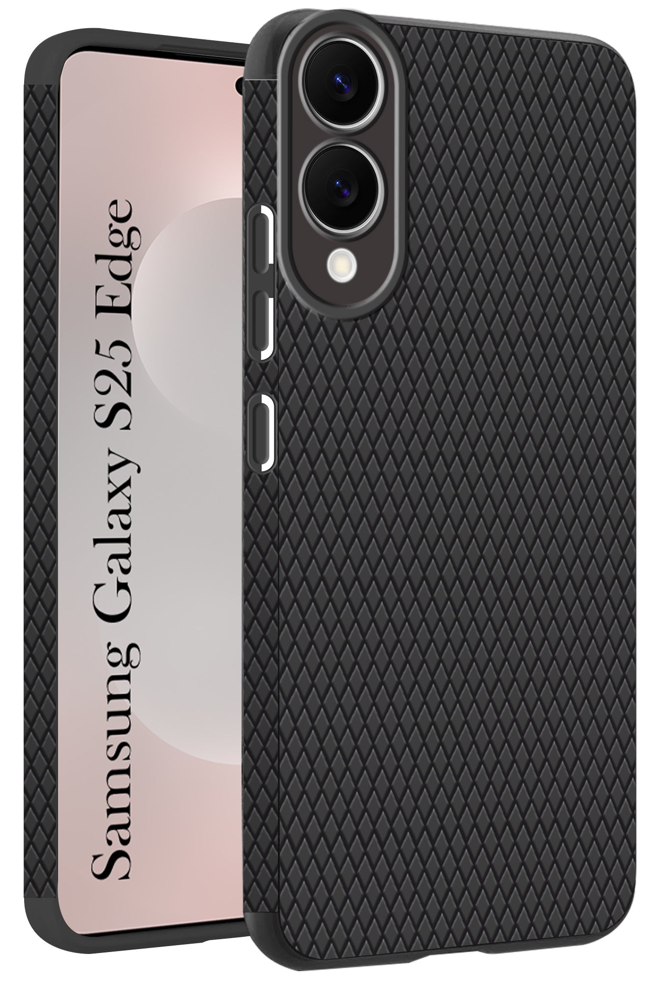For Samsung Galaxy S25 Edge Back Cover Case (Liquid Silicone | Side Grip | Camera Protection)