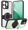 For Oppo Reno14 5G | Oppo Reno 14 5G Back Cover Case with stand (Built-in Ring Holder Kickstand | Lifetime Anti Yellow | Camera Protection)