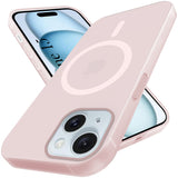 For Apple iPhone 15 Back Cover Case (Frosted Matte Feel | MagSafe Compatible Wireless Charging | Polycarbonate Material)