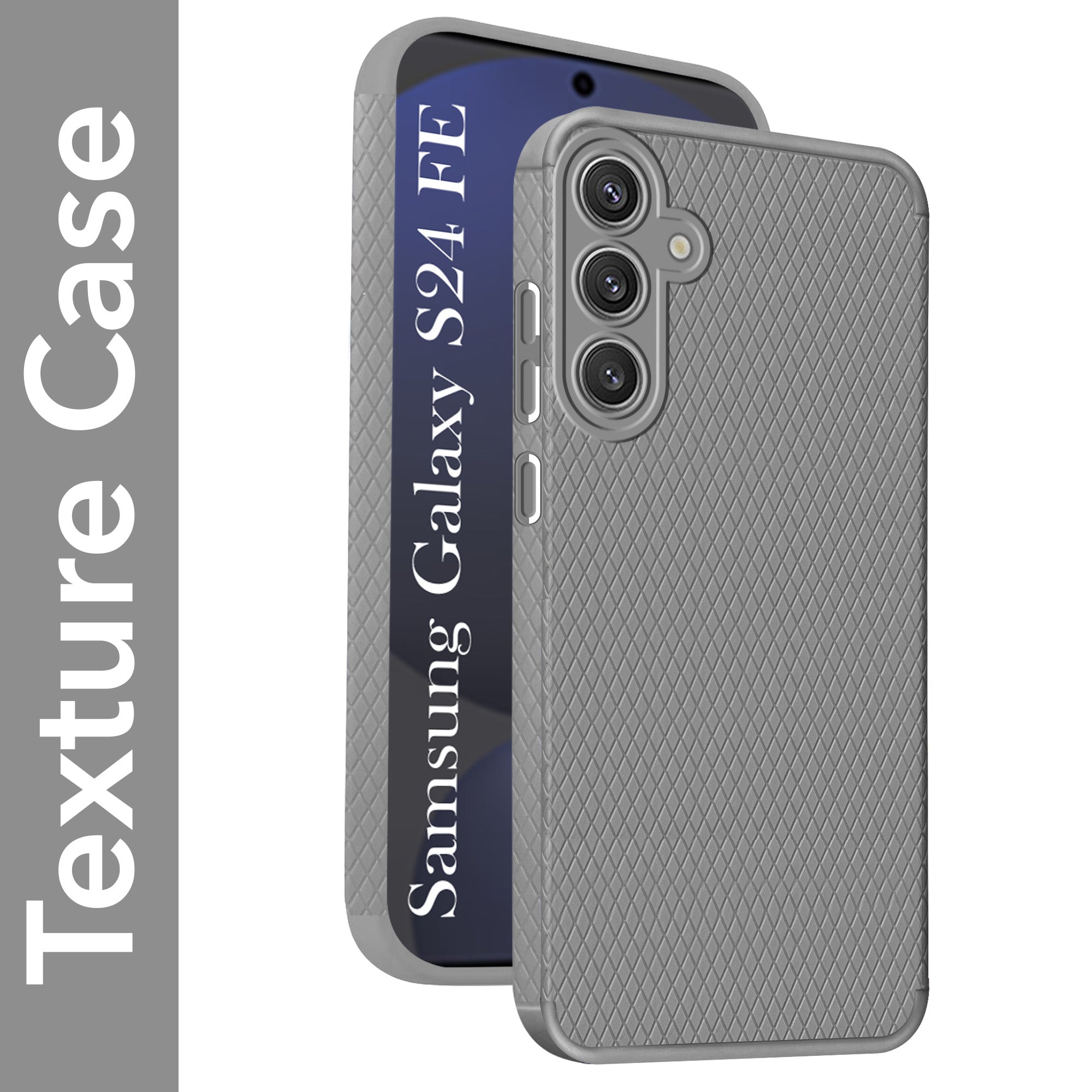 For Samsung Galaxy S24 FE Back Cover Case (Liquid Silicone | Side Grip | Camera Protection)