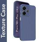 For Poco M6 Plus 5G Back Cover Case (Liquid Silicone | Side Grip | Camera Protection)