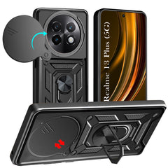 For Realme 13 Plus Back Cover Case  (Hybrid Dual Armor Polycarbonate)