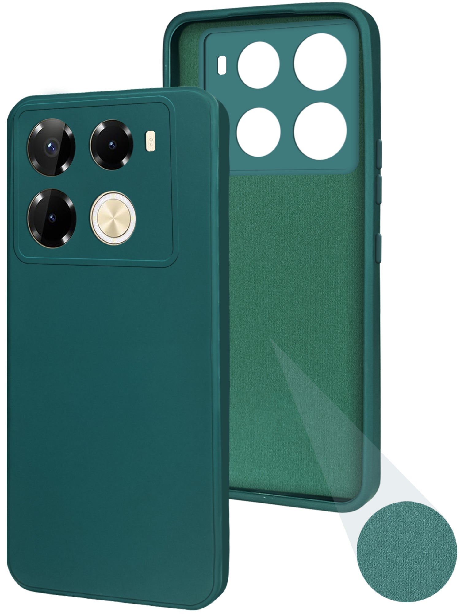 For Infinix Note 40 Pro 4G | Infinix Note 40 Pro Plus Back Cover ( Silicone Clear Shockproof Case with Camera Protection | Soft and Flexible | Transparent)