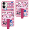 For Vivo Y11 | Vivo Y21 5G Back Cover Case (3D Cute Heart Strap Holder | Camera Protection | Designer Girls Print)