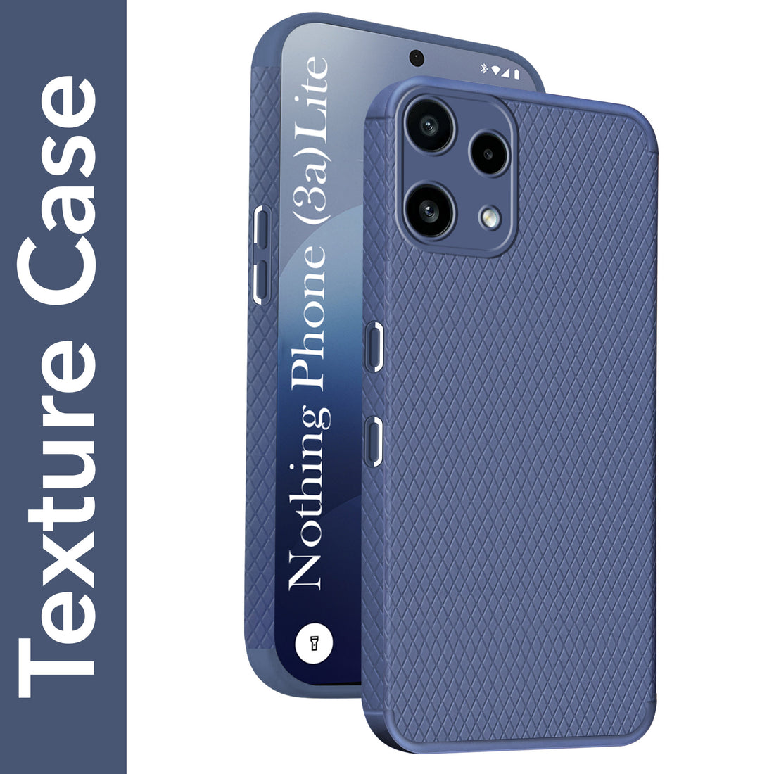 For Nothing Phone 3A Lite Back Cover Case Liquid Silicone (Camera Protection | Side Grip Texture | Soft and Flexible)