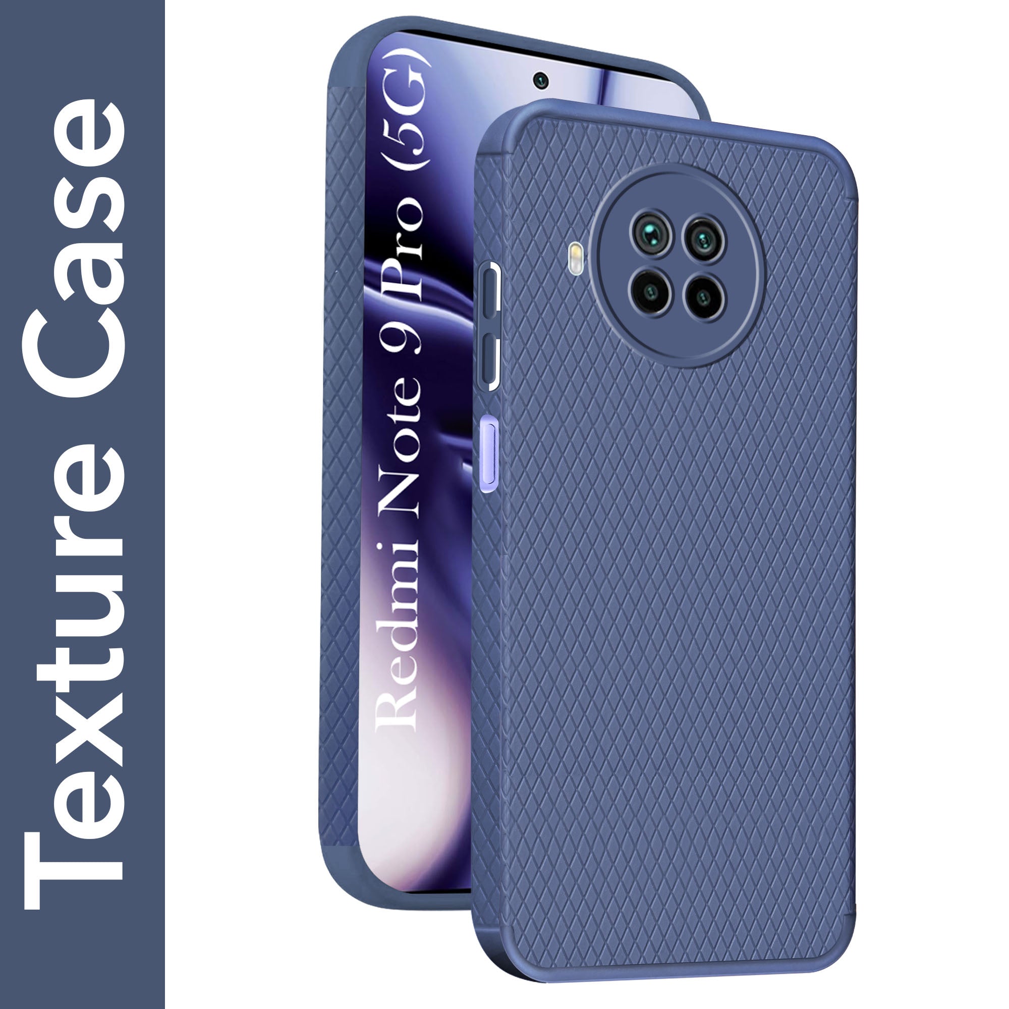 For Xiaomi Mi Redmi Note 9 Pro 5G Back Cover Case Liquid Silicone (Camera Protection | Side Grip Texture | Soft and Flexible)