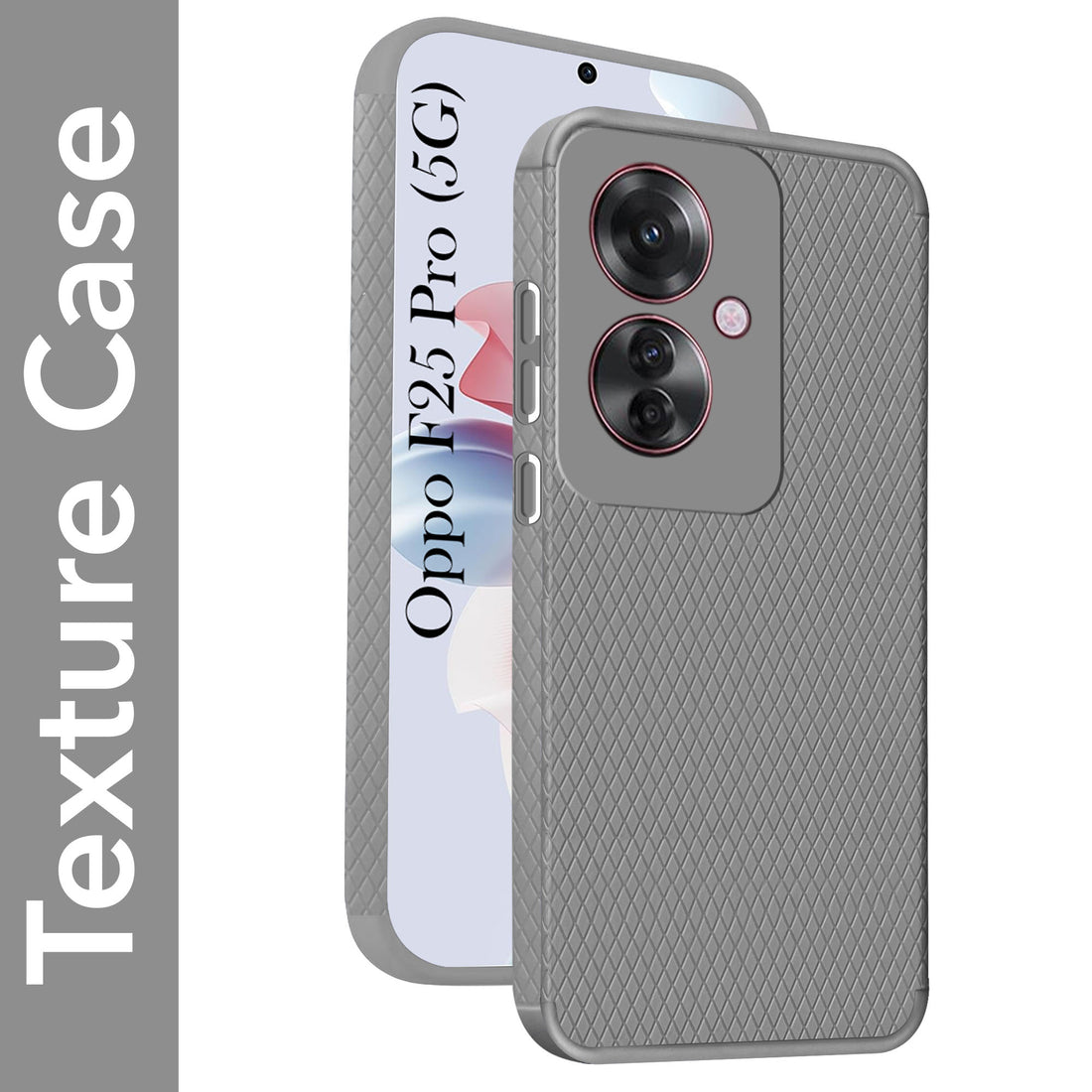 For Oppo F25 Pro 5G Back Cover Case (Liquid Silicone | Side Grip | Camera Protection)