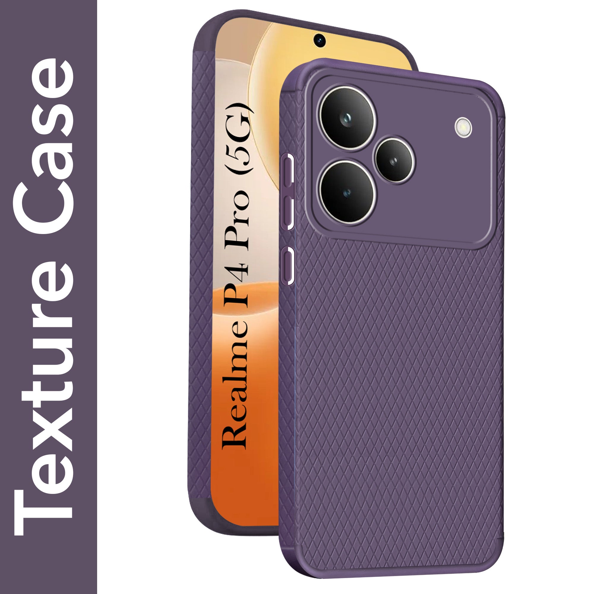 For Realme P4 Pro Back Cover Case Liquid Silicone (Camera Protection | Side Grip Texture | Soft and Flexible)