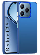 For Realme C63 Hard Back Cover Case (Velvet Touch | Professional Glossy Finish | Camera Protection Bump)
