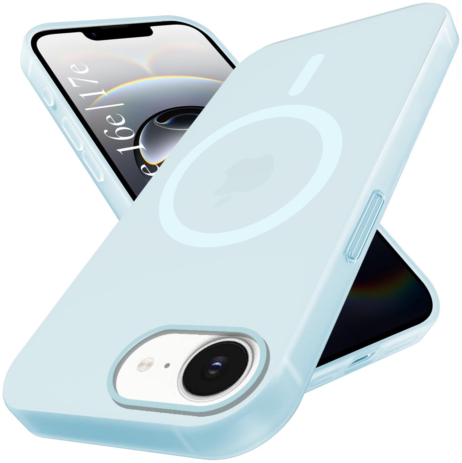 For iPhone 16e | iPhone 17e Back Cover Case (Frosted Matte Feel | MagSafe Compatible Wireless Charging | Polycarbonate Material)