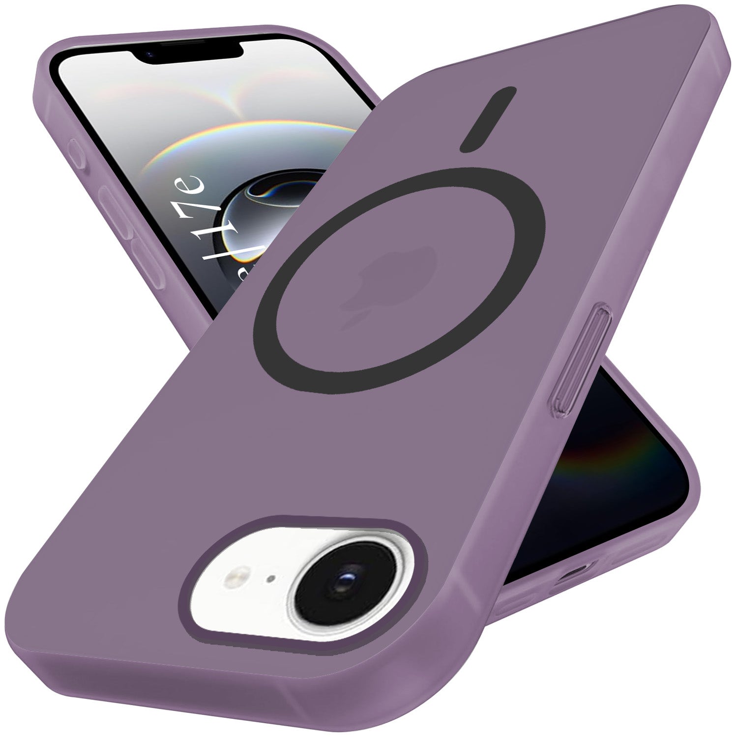 For iPhone 16e | iPhone 17e Back Cover Case (Frosted Matte Feel | MagSafe Compatible Wireless Charging | Polycarbonate Material)