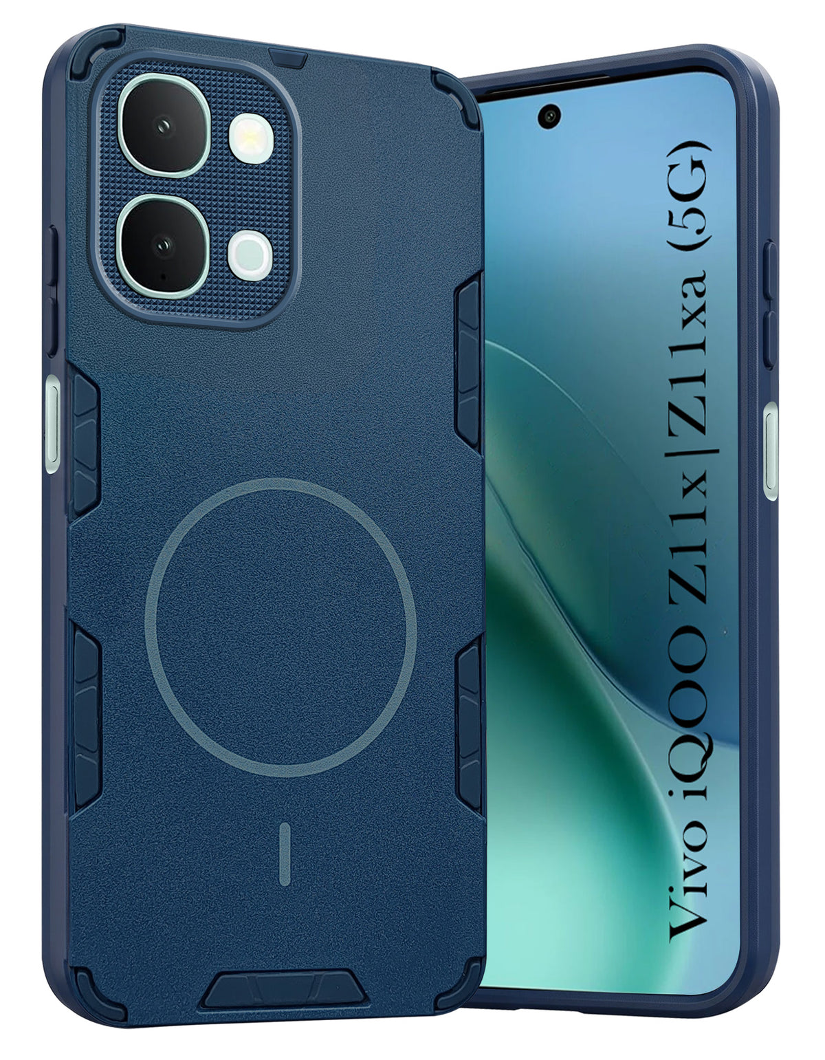 For iQOO Z11x | iQOO Z11xa 5G Back Cover Case (Slim Hybrid Armor | Shockproof Camera Protection | Rugged Dual Layer)