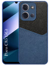 For Poco C85 5G Back Cover Case (Dual PU Leather Stitch | Professional Minimalist | Soft and Flexible)