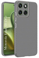 For Motorola Moto Edge 60 Back Cover Case (Liquid Silicone | Side Grip | Camera Protection)