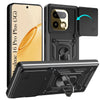For Realme 16 Pro Plus 5G Back Cover Case Hybrid Armor (Sliding Shutter Camera Protection | Polycarbonate |Ring Holder Kickstand)
