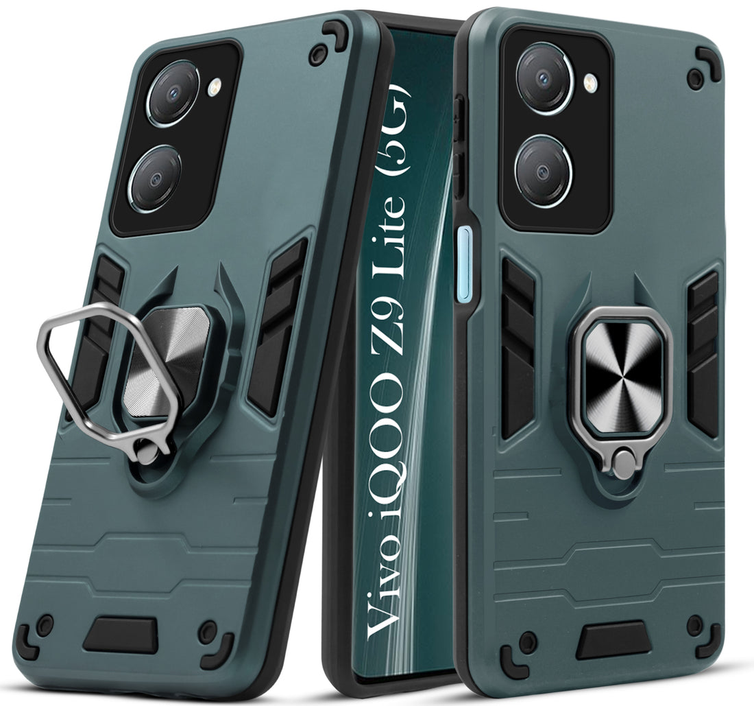 For Vivo iQOO Z9 Lite 5G Back Cover Case (Shockproof Polycarbonate Dual Layer Hybrid Armor)