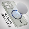 For Redmi Note 14 5G | Redmi Note 14 SE Back Cover Case Lifetime Anti-Yellow MagSafe Compatible Clear (Sleek Hard Crystal | Shockproof and Camera Protection)