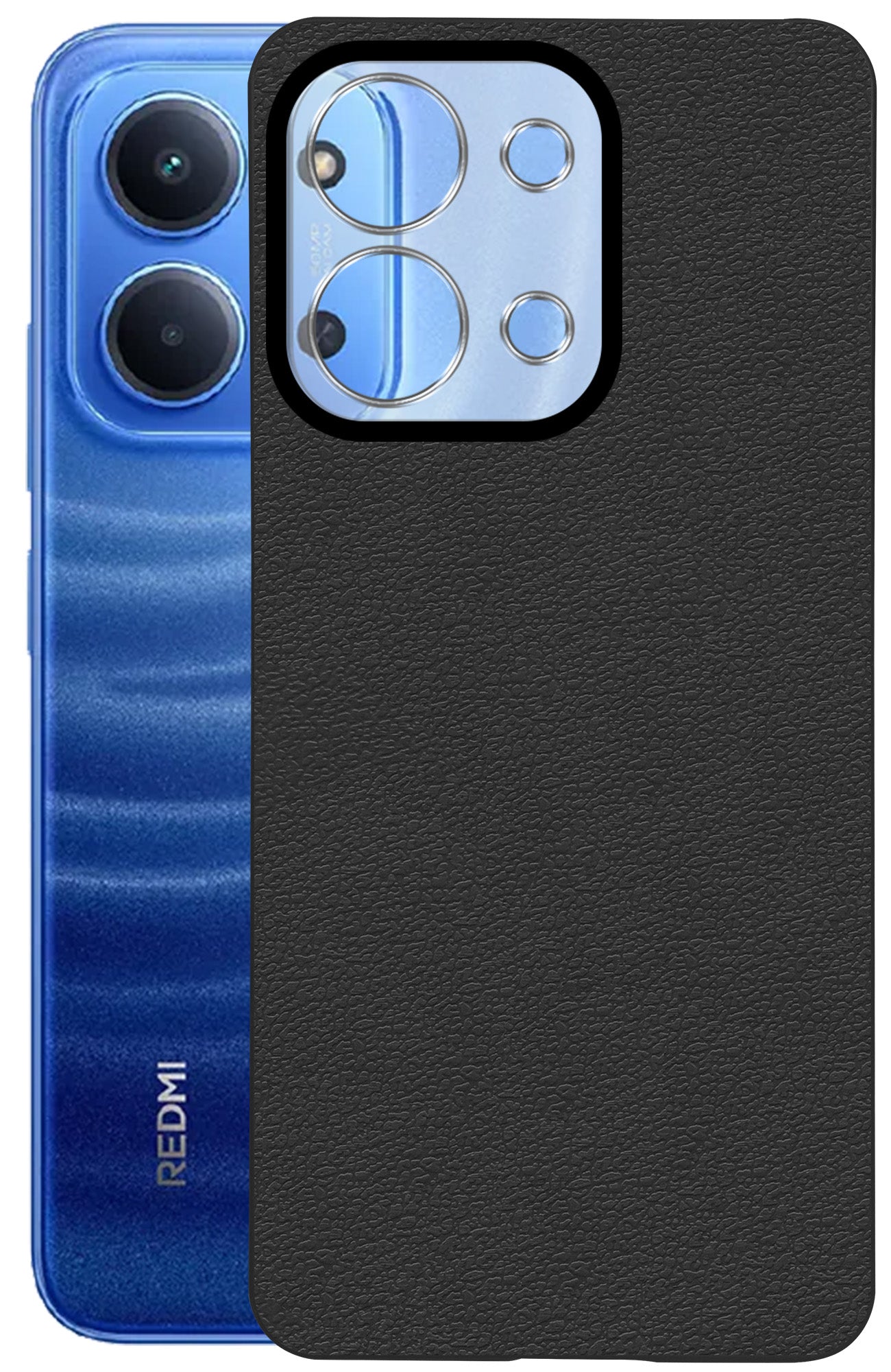 Jkobi Silicone Back Cover Case For Redmi 15C (Glass Like Camera Protection | Leather Feel | Minimalist Professional Grip)