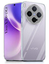 For Vivo X300 5G Back Cover Case Silicone (Clear Shockproof Case with Camera Protection | Soft and Flexible | Transparent)