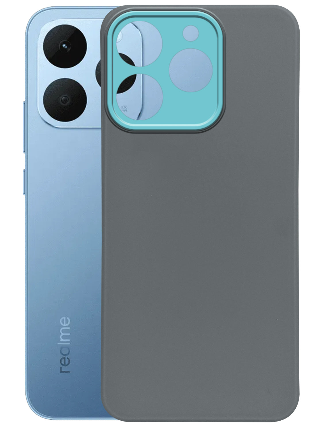 For Realme 15T | Realme Narzo 90 Back Cover Case (Dual Color Matte Finish | Full Camera Protection | Sleek and Professional)